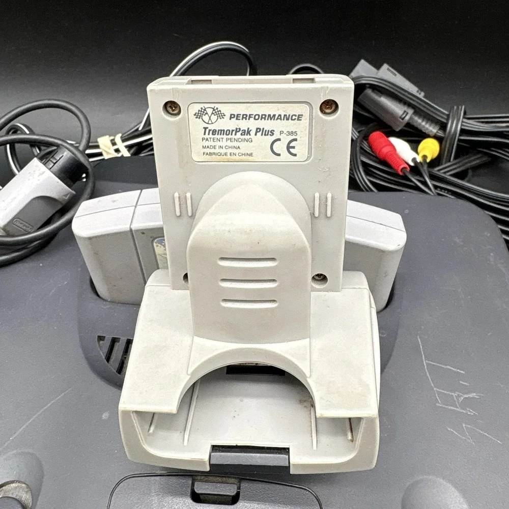 Nintendo 64 N64 Bundle - 1080 Snowboarding Game, 3 Controllers, TremorPak Tested